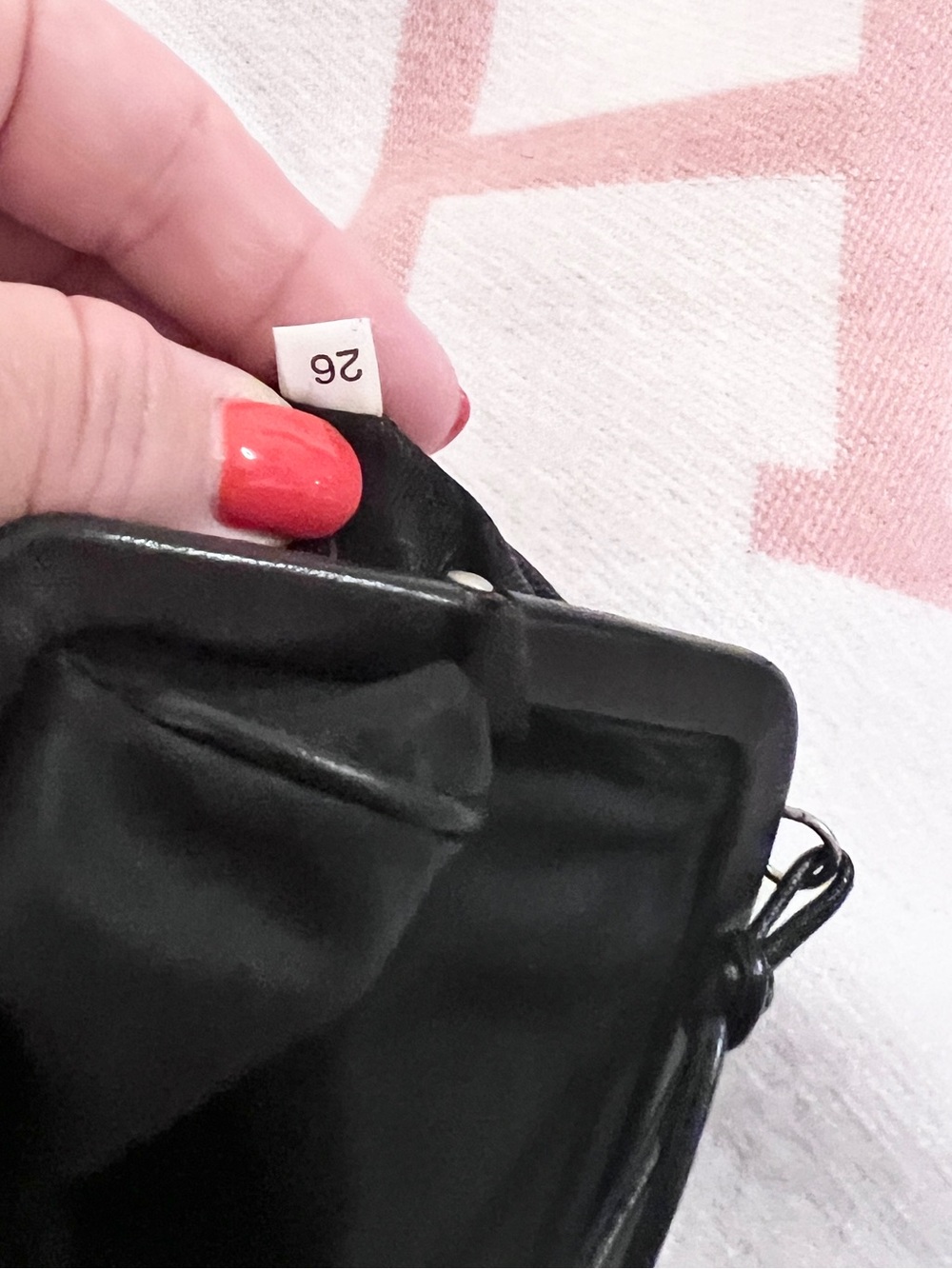 PRADA⭐️Authentic! Black Nylon Mini Frame click-lock mini tote Prada Bag - Picture 11 of 12